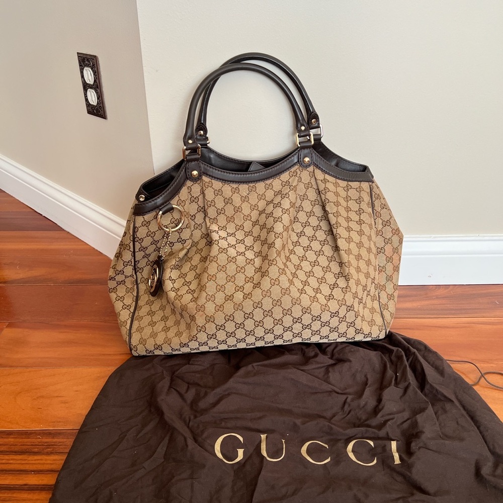 Authentic Large Gucci Sukey Bag